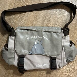 Studio Ghibli My Neighbor Totoro Anime Canvas Crossbody Satchel Messenger Bag